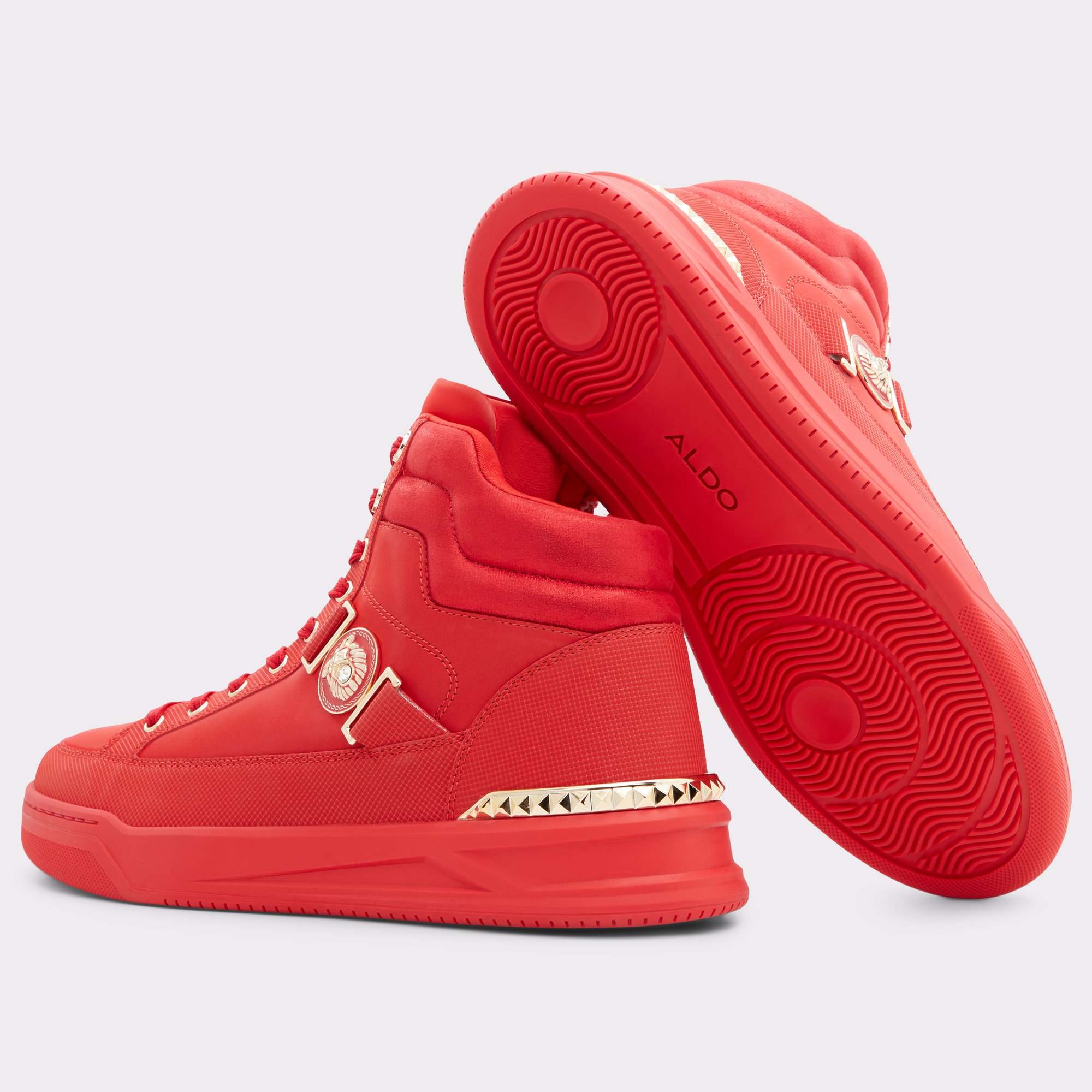 Leoncino Bright Red Men High top
