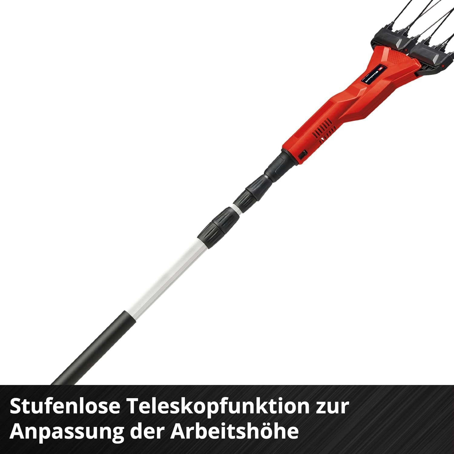 Einhell Akku-Olivenrüttler/Obsternter GE-FS 18/53 Li-Solo Power X-Change (18 V, 53 cm Arbeitsbreite, 310 cm Gesamtlänge, teleskopierbar, wechselbare Zinken, ohne Akku)