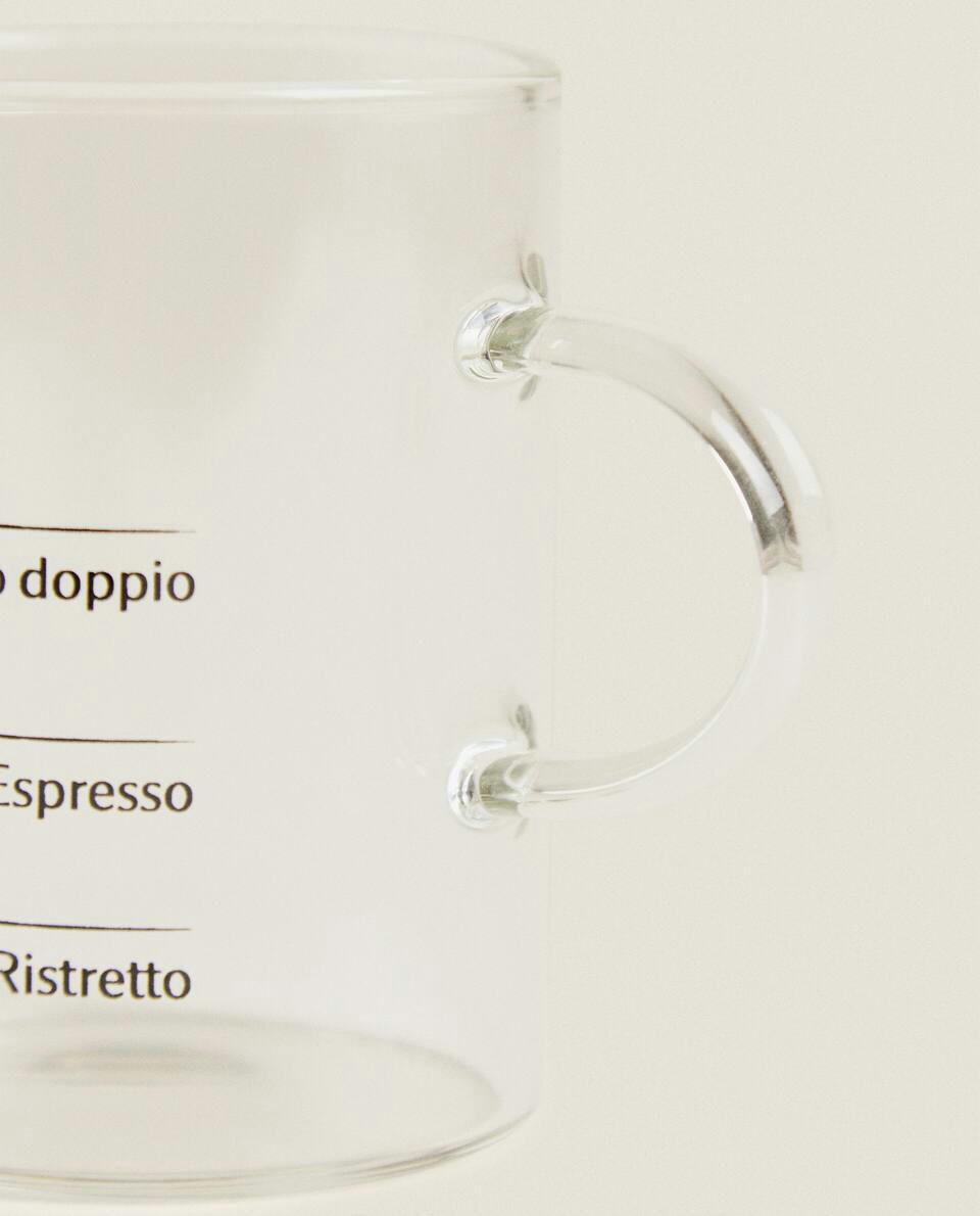 CANECA DE VIDRO BOROSILICATO COM TRANSFERÊNCIA