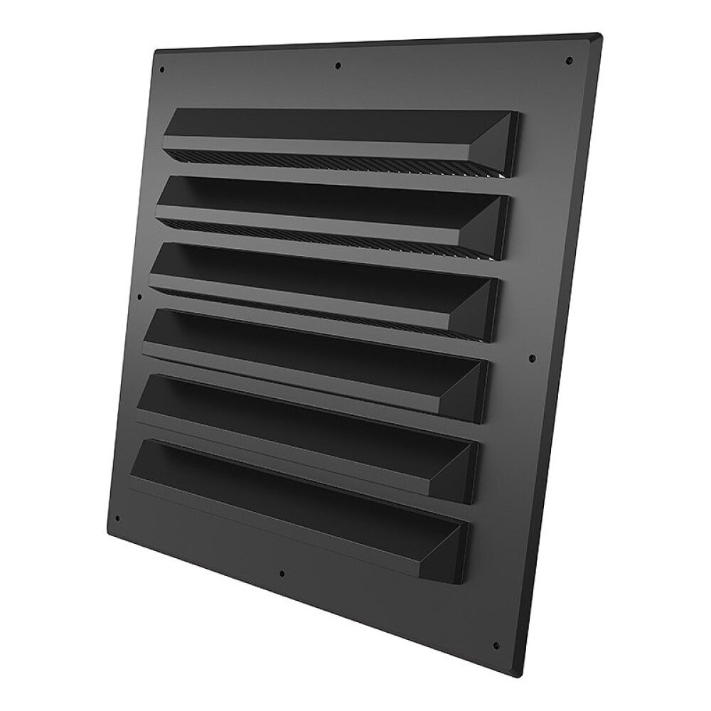 SJALUSIRIST FLEXIT PLASST M/KARM SVART 150X150MM