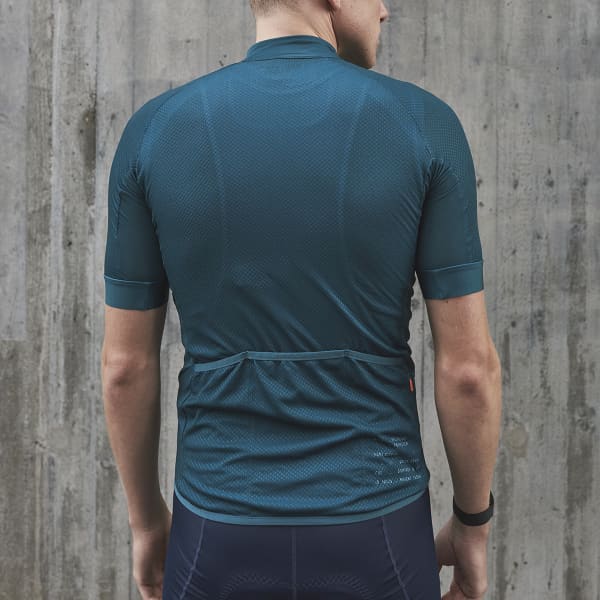 Maillot vélo POC M'S ESSENTIAL ROAD LOGO JERSEY DIOPTASE BLUE
