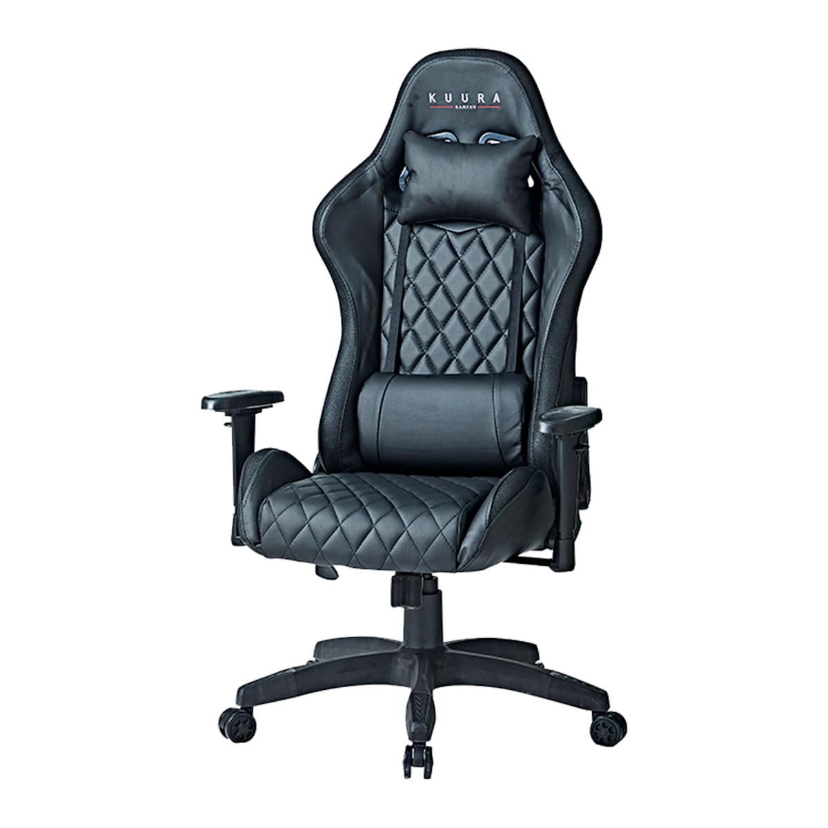 Kuura Gaming Gamingstol med RGB, svart
