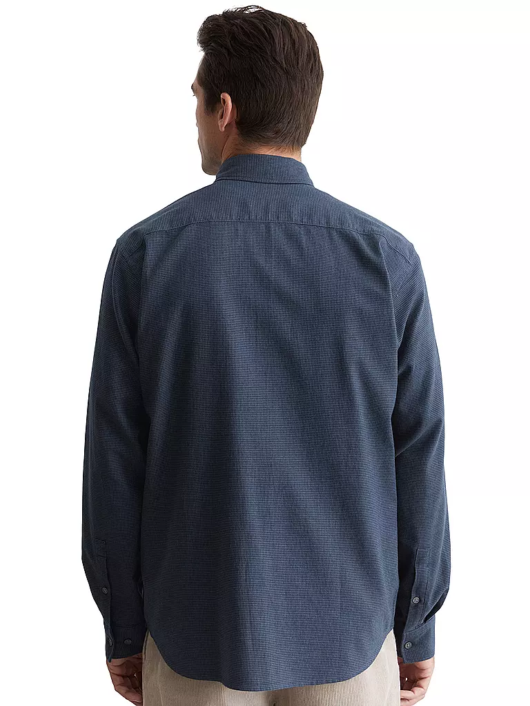 MARC O'POLO Hemd Regular Fit  dunkelblau