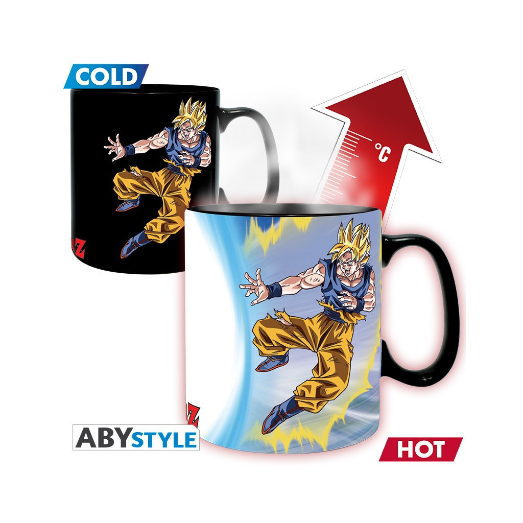 Dragon Ball - Mug Heat Change Goku vs Buu