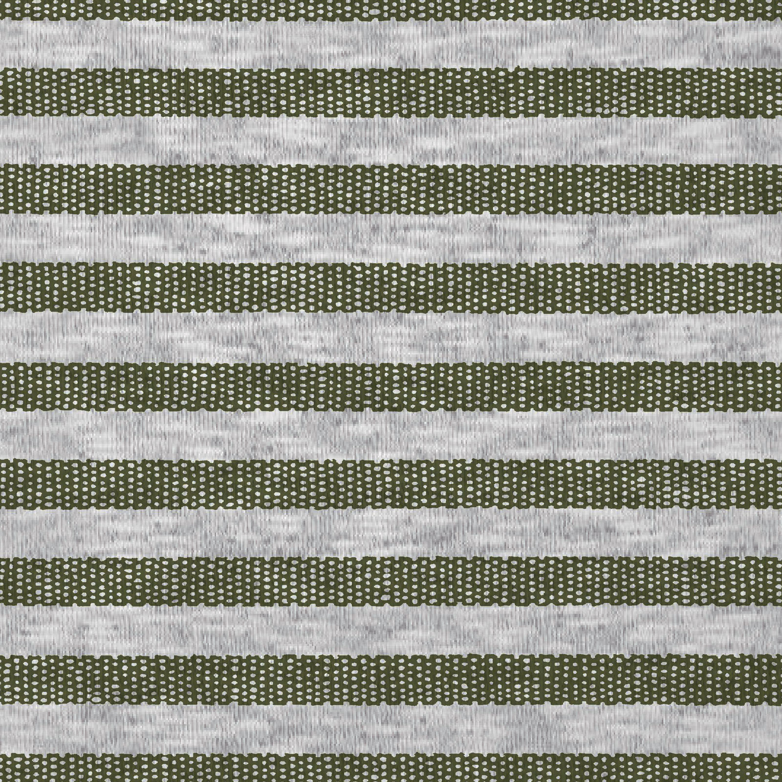 Jersey - grau-grün - Streifen - Meterware