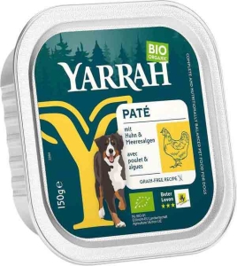 YARRAH Bio Hundefutter Paté Huhn, 150 g