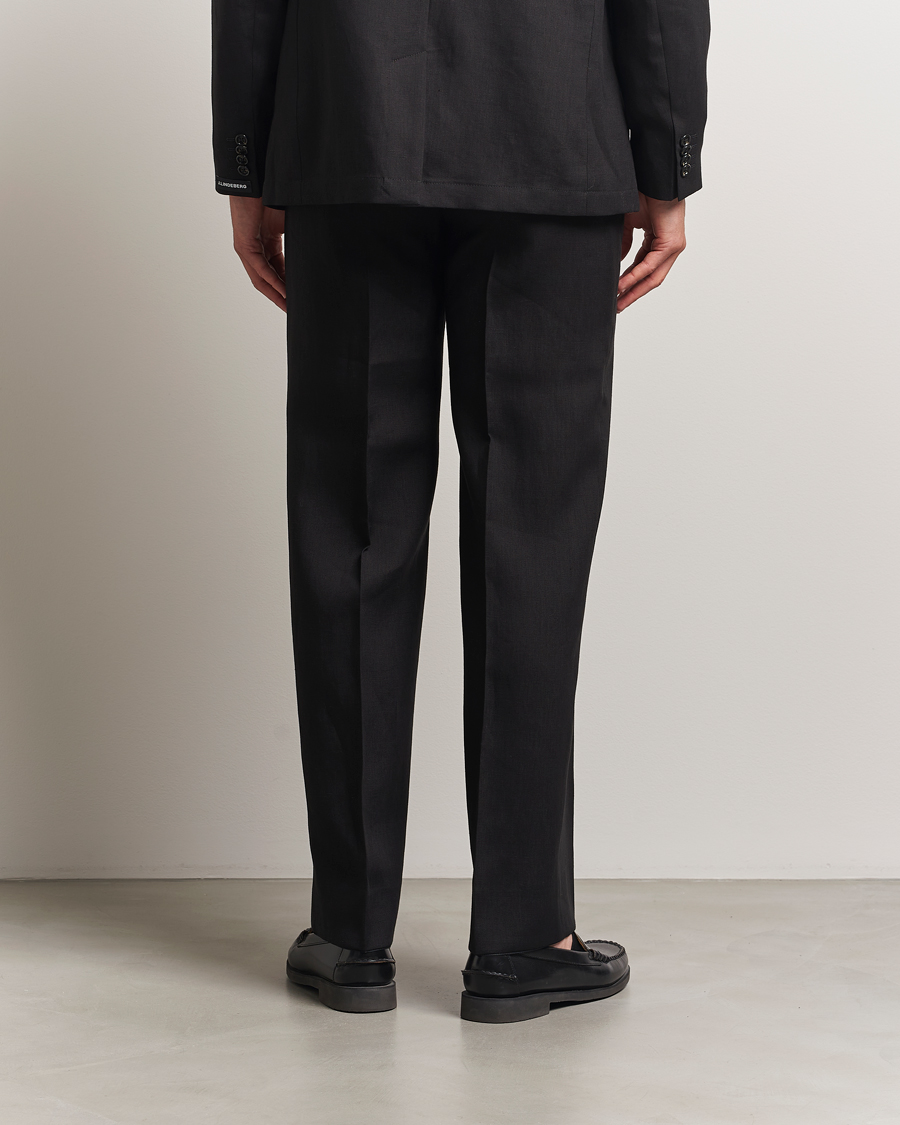 J.Lindeberg Gabi Super Linen Pants Black