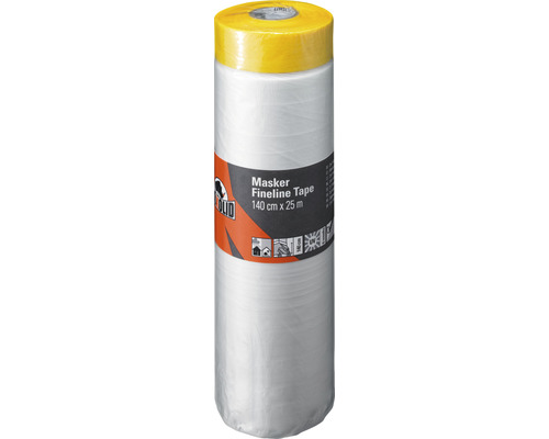 Combinatiemasker, afdekfolie en afplaktape K 20 140 cm x 25 m