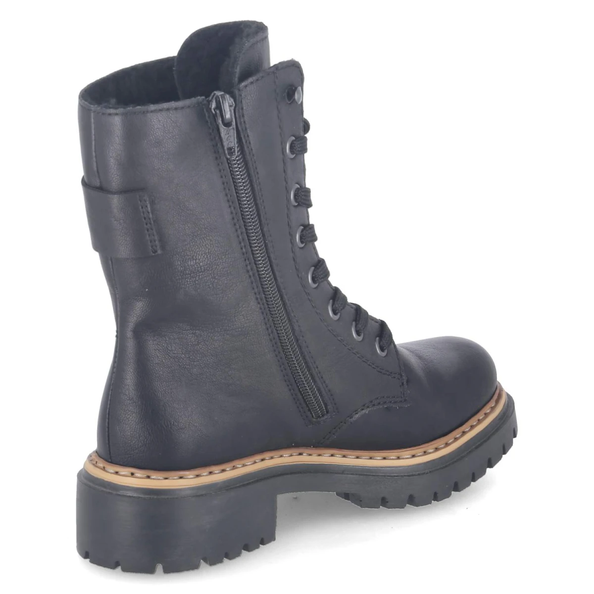 RiekerSchnürboots - schwarz
