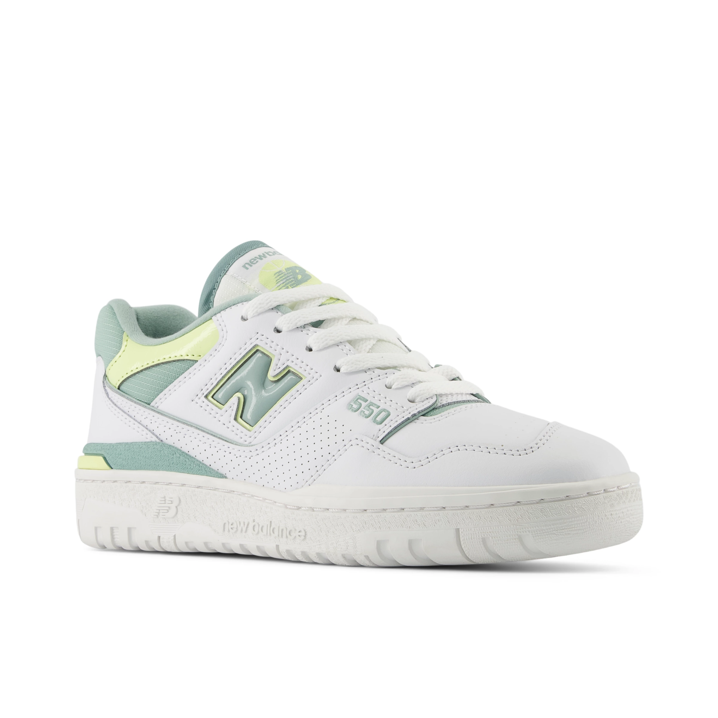 550 White con Salt Marsh e Limelight