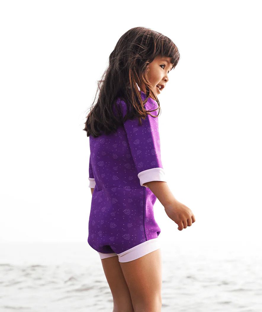 Watery våddragt til børn - Baia Full-Body - Atlantic Purple
