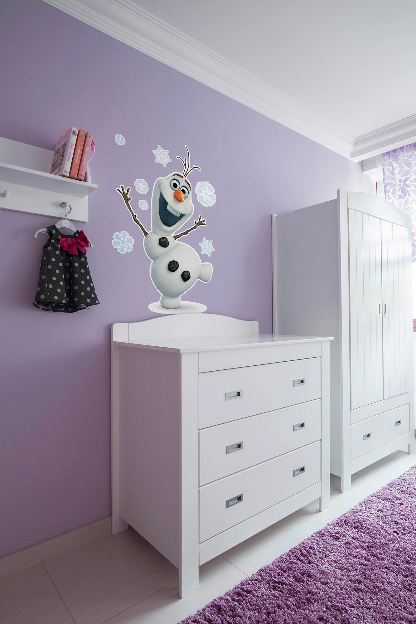 Komar Wandtattoo »Olaf - Grösse 50 x 70 cm« selbstklebend, Wandsticker, Kinderzimmer