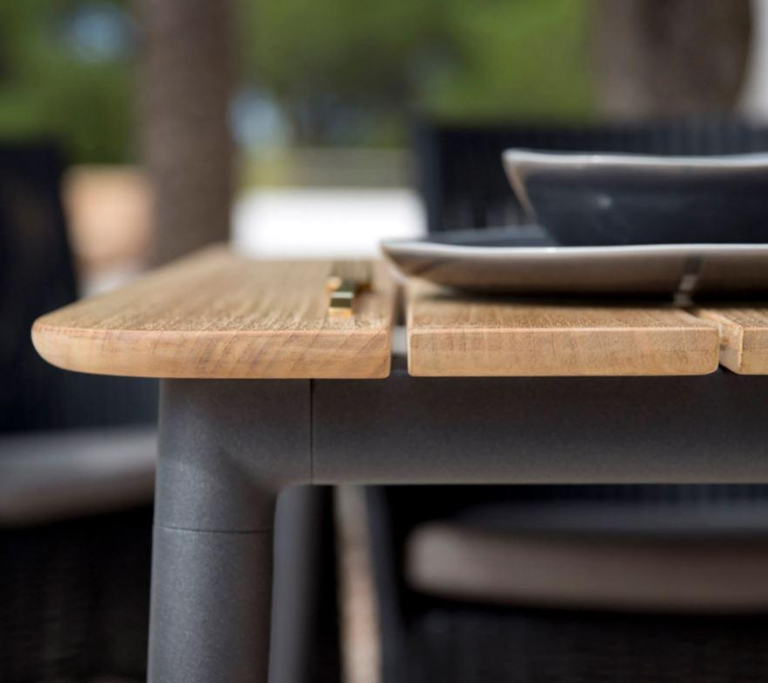 Cane-Line Core tuintafel 210x100 Lava Grey