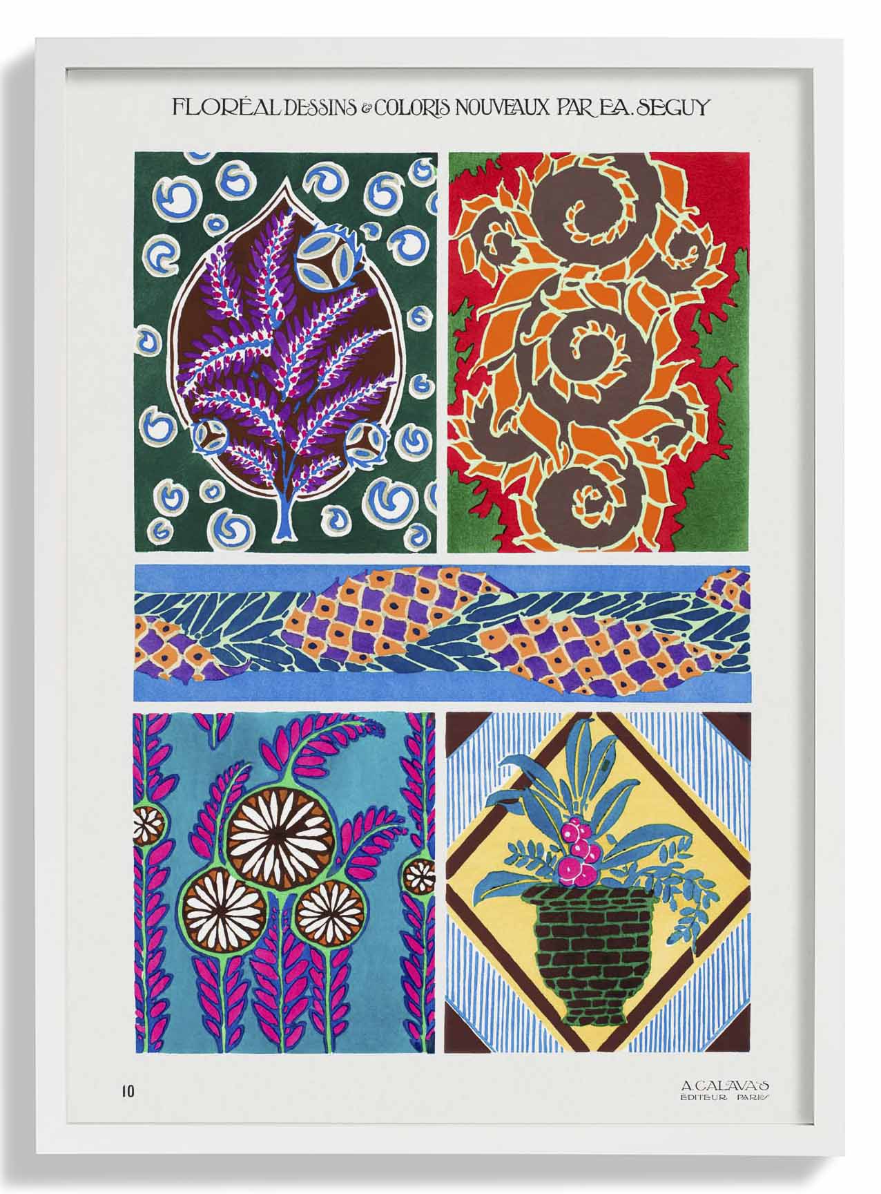 Floréal Dessins Coloris Nouveau Nr 10 von E.A. Séguy