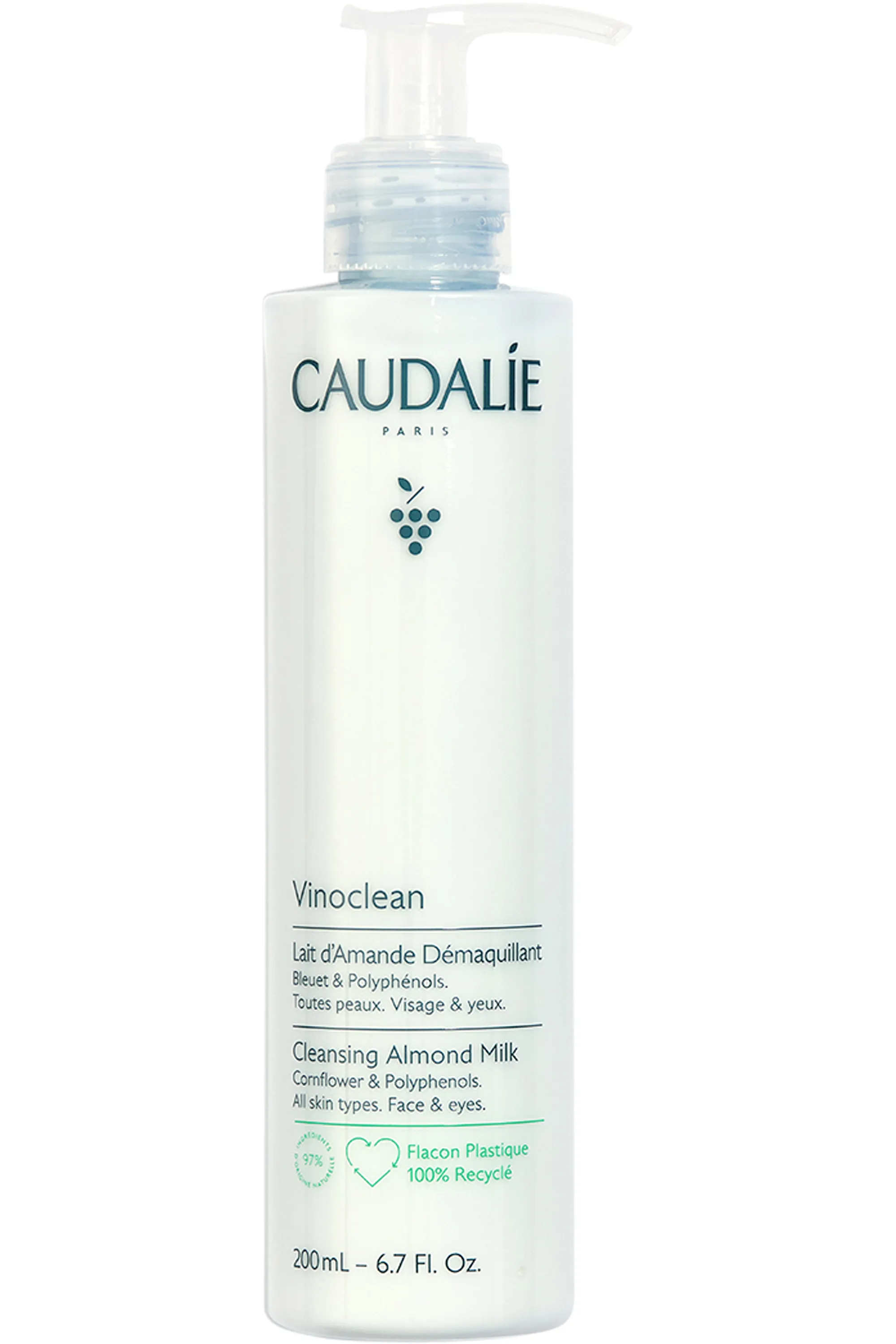 Caudalie Lait d’amande démaquillant Vinoclean-100 ml