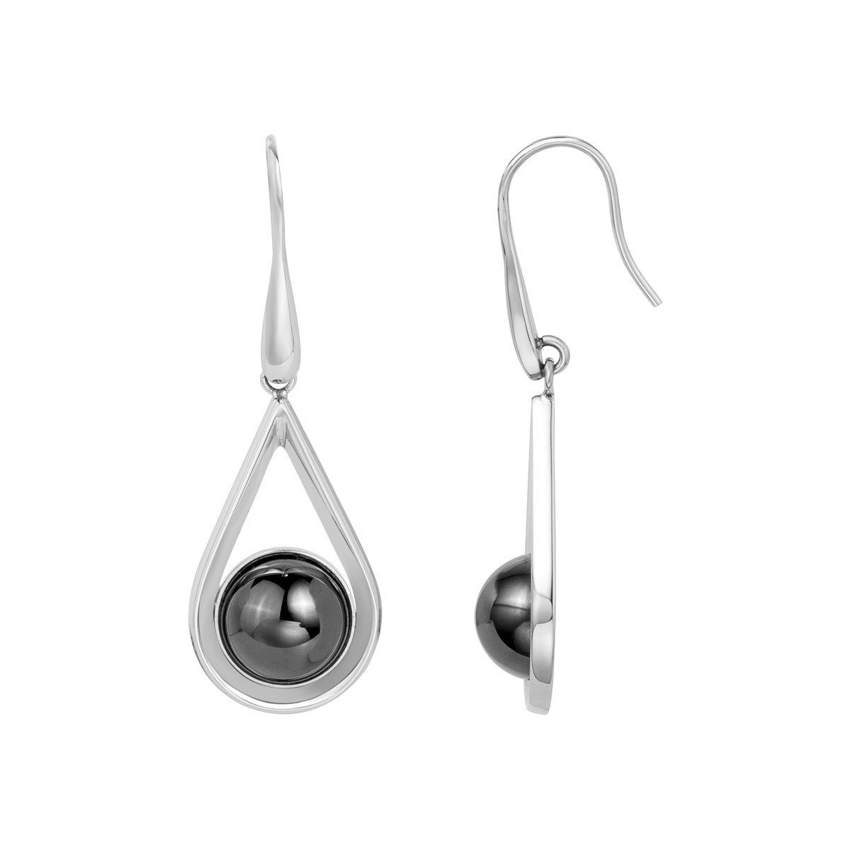 Boucles d'oreilles pendantes en Acier