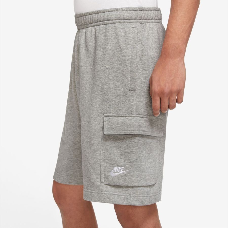 Nike Short Cargo NSW Club French Terry - Gris/Argenté/Blanc