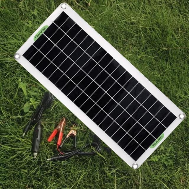30W bærbart solpanel solopladningsregulator til bilbådcamping