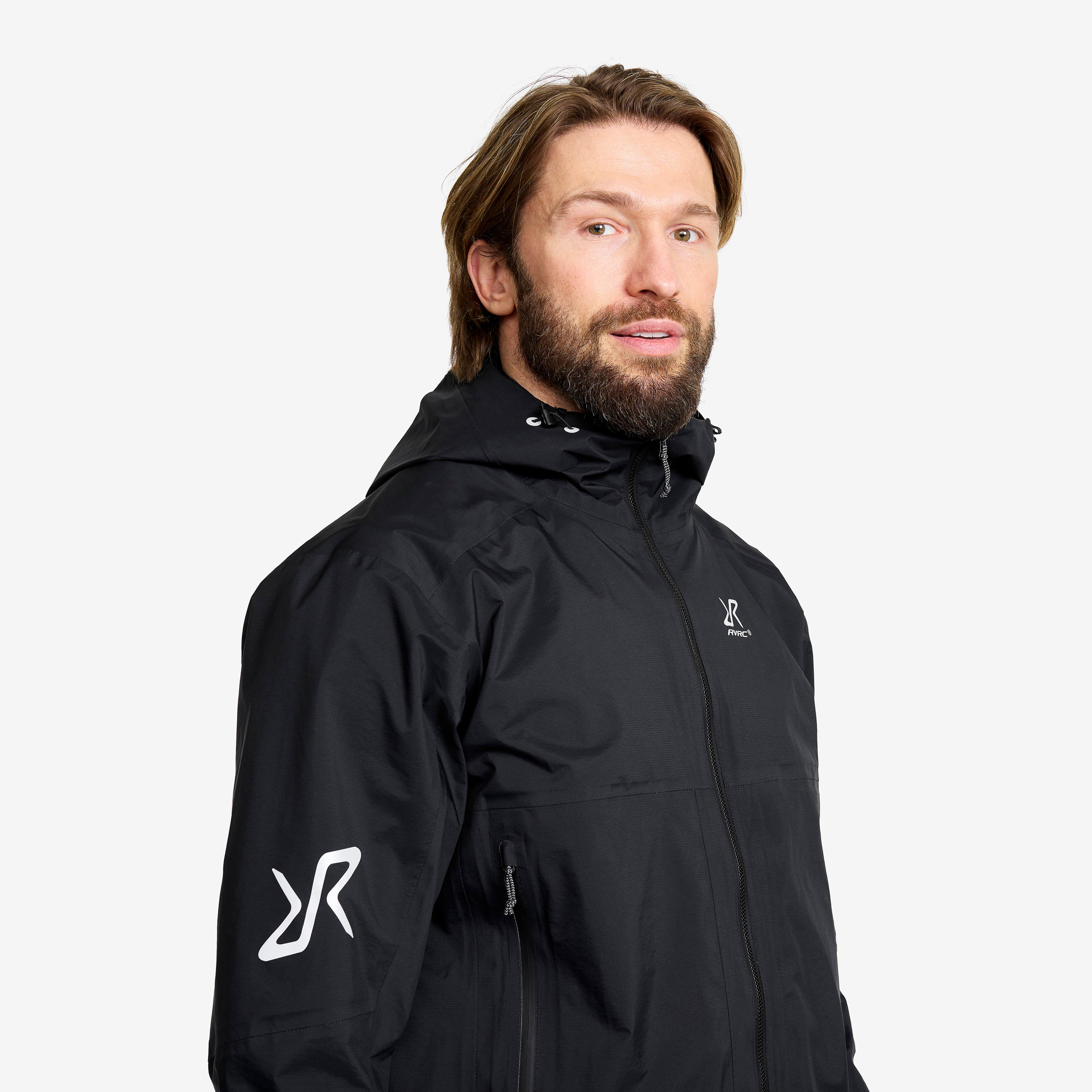 Arcade 3L Lightweight Jacket Herre Black