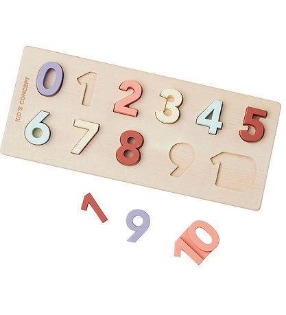Kids Concept Puzzlespiel - 0-10 - Holz