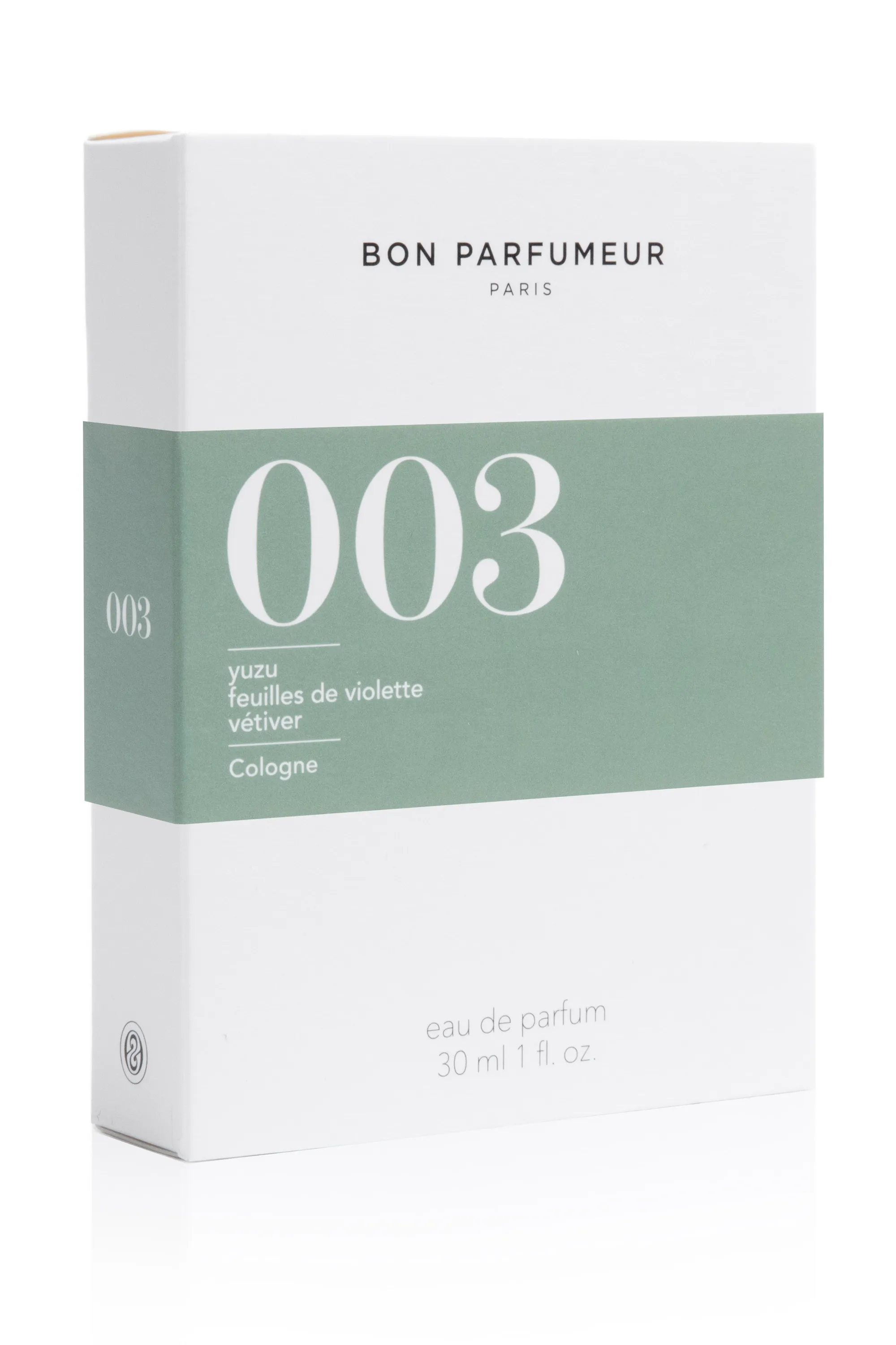 Bon Parfumeur Paris 003 Yuzu feuille de violette vétiver Eau de Cologne-100 ml