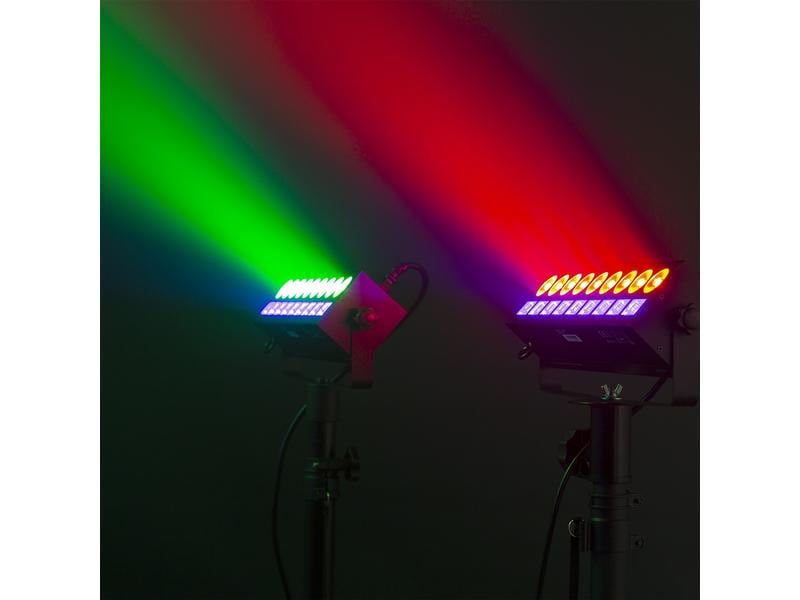 BeamZ LED-Bar LCB99 Kompakte 2-in-1-LED-Leiste mit 9 x 6-W-RGBW-LEDs in Kombination mit 9 x 3-W-UV-LEDs