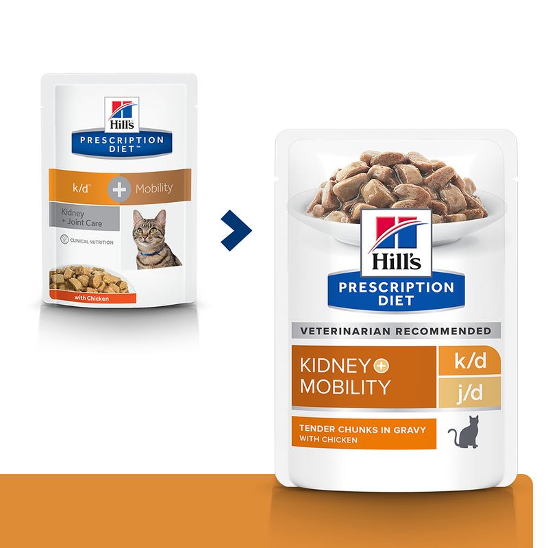 Hill's Prescription Diet k/d+Mobility poulet