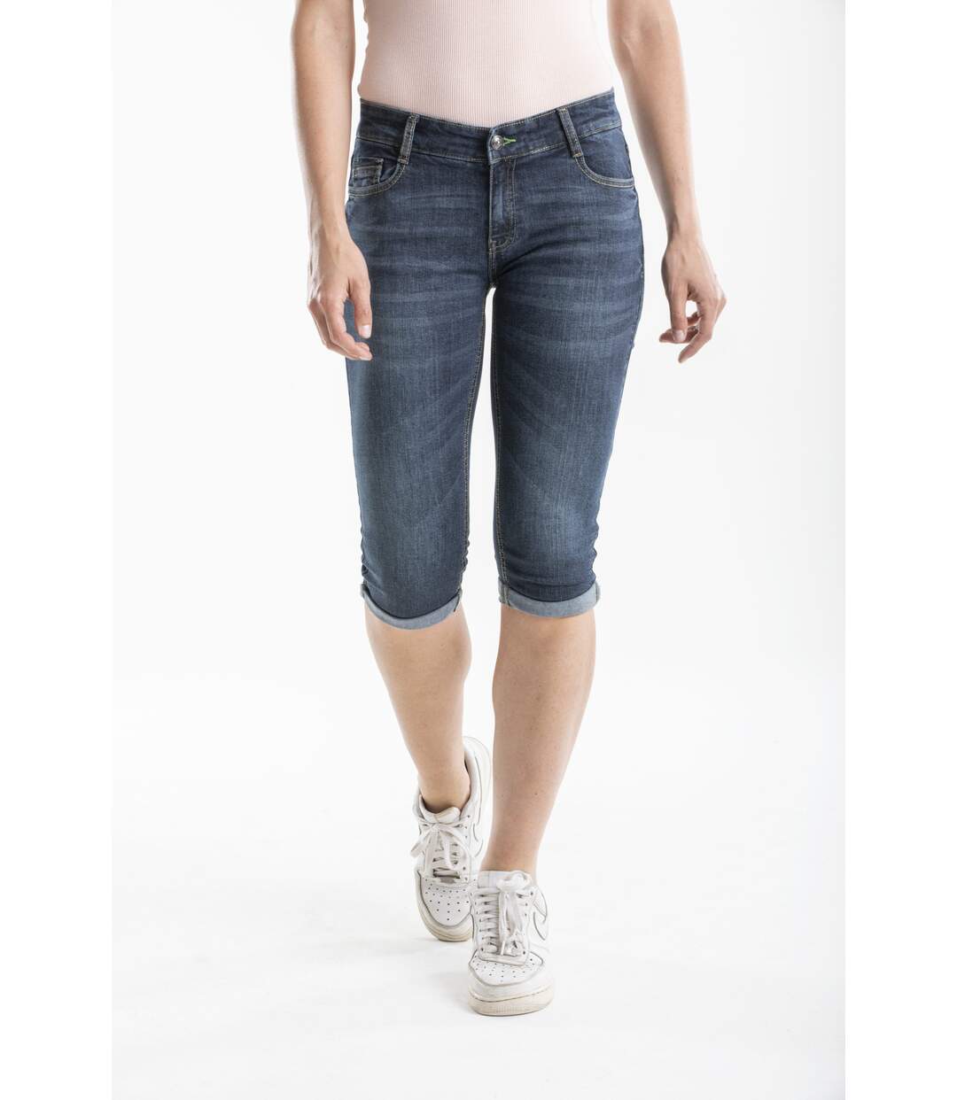 Pantacourt coton bio stretch FAIKA DENIM