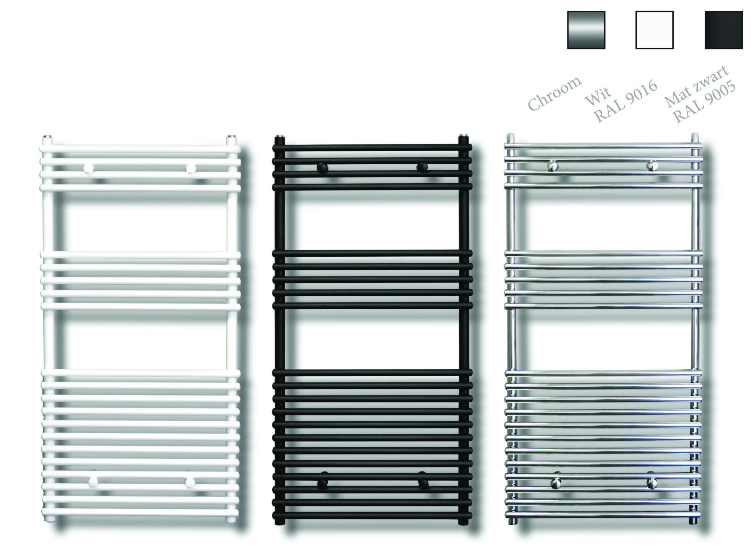 Sanicare design radiator Tube-On-Tube 120 x 60 cm. wit