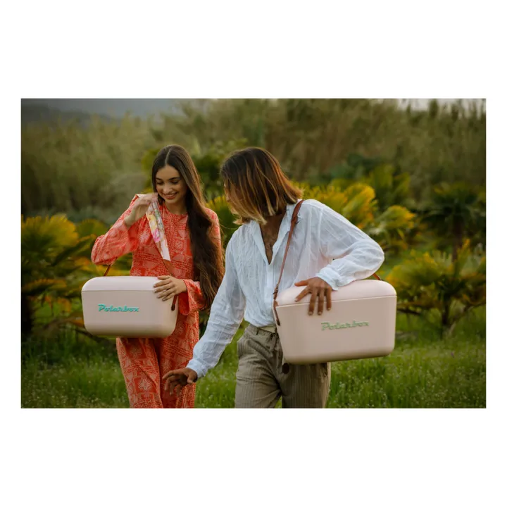 Polarbox Glacière avec anse colorée | Nude