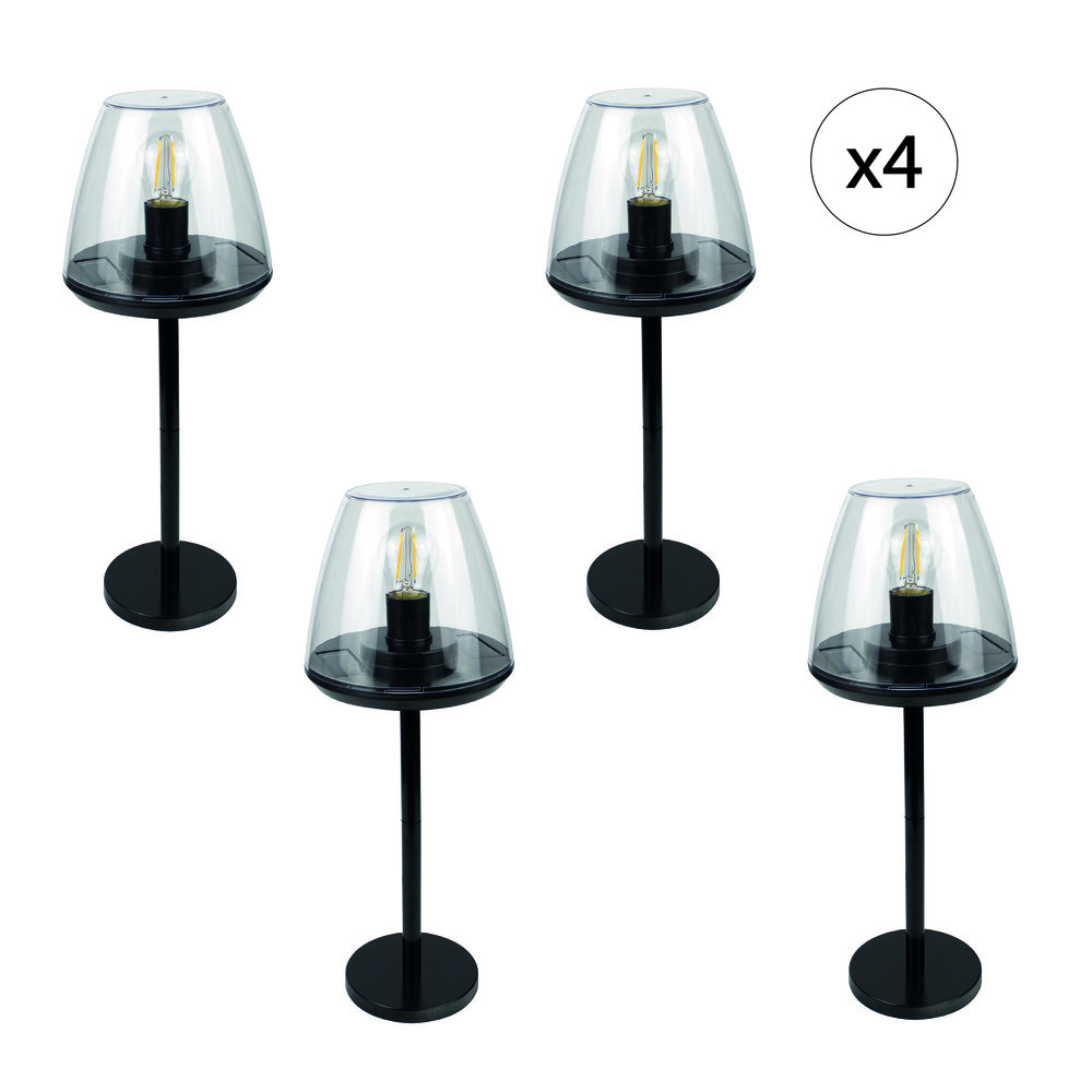 Solar lamp one - pack de 4 lampes