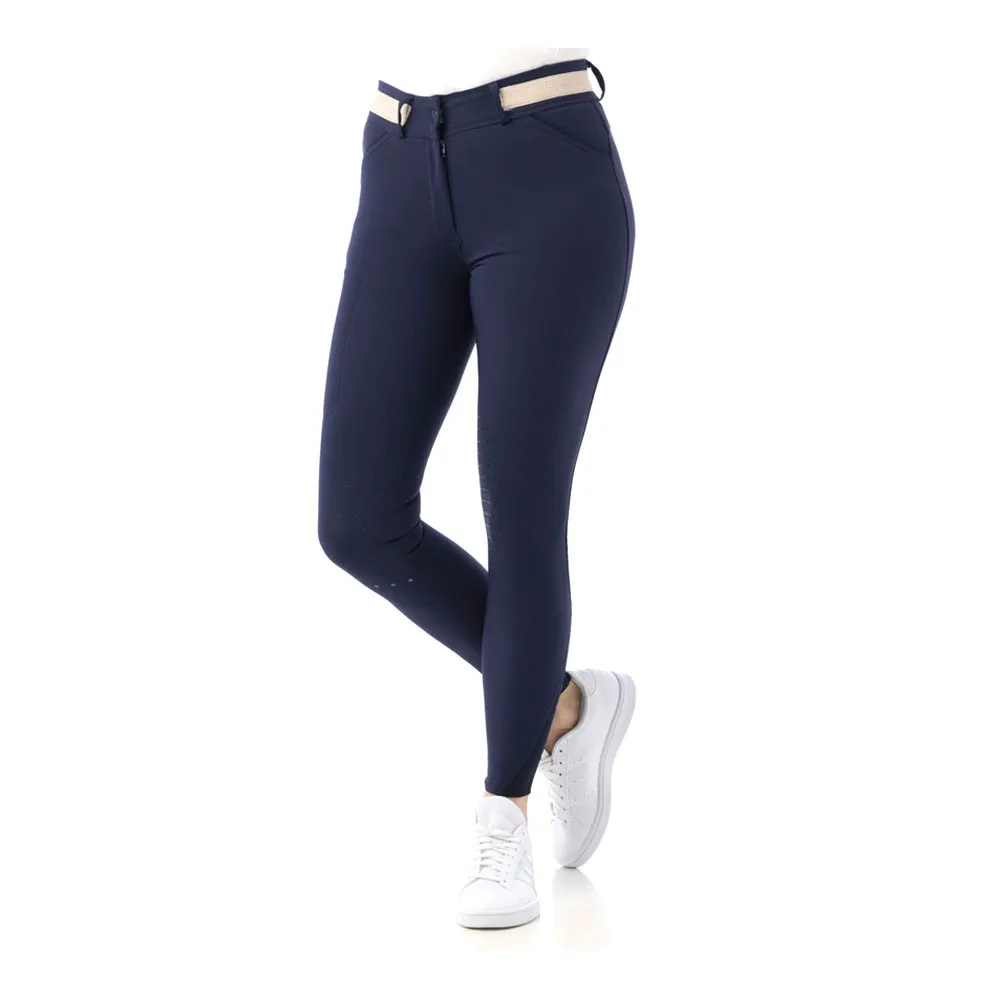 Equitheme LUCY - Pantalon siliconé Femme marine