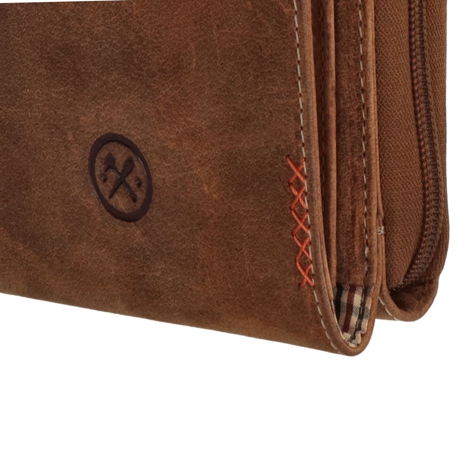 Hide & Stitches Idaho Telefoontasje Bruin