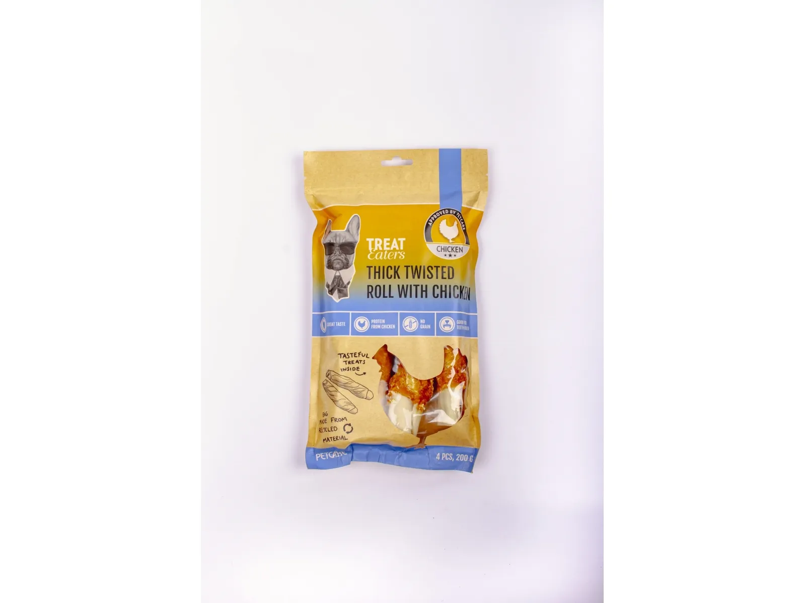 Thick Twisted roll with chicken 200 g - pcs