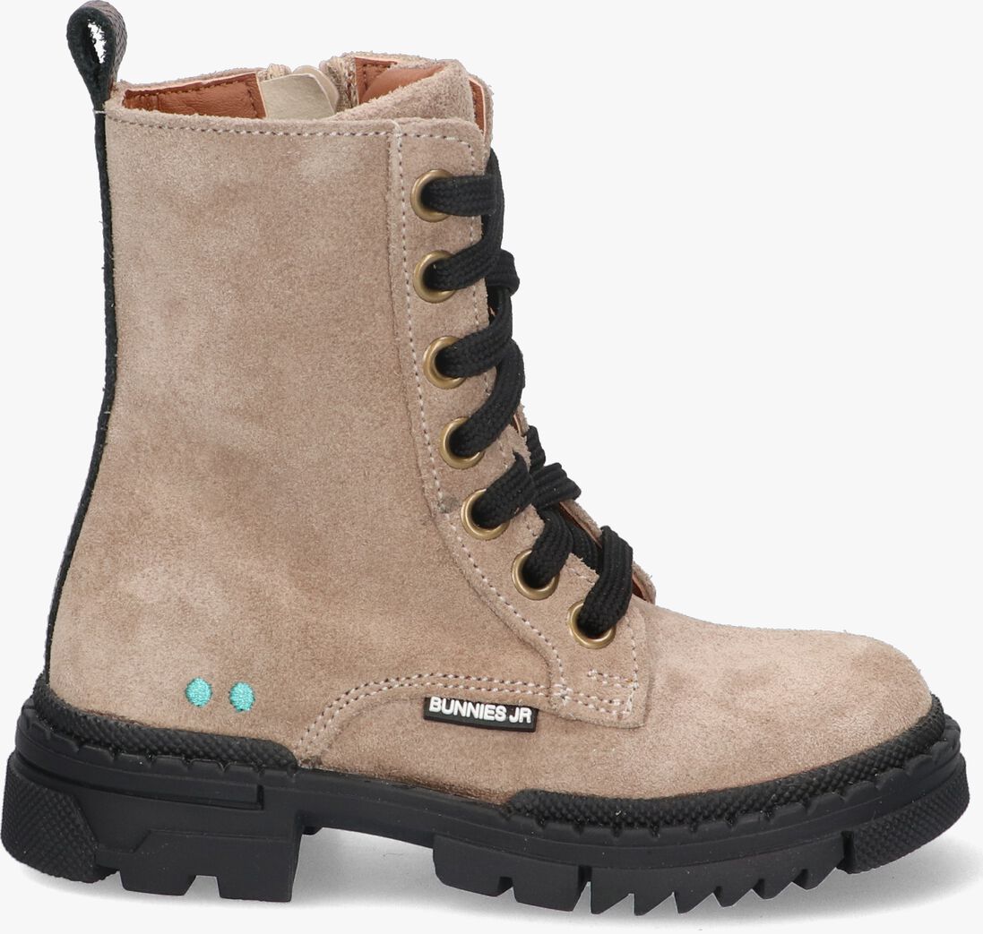 BUNNIESJR beige bunniesjr biker boots saar sterk