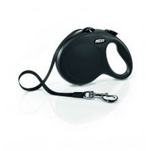 Guia extensível Flexi Classic para cães, 5 m, preta