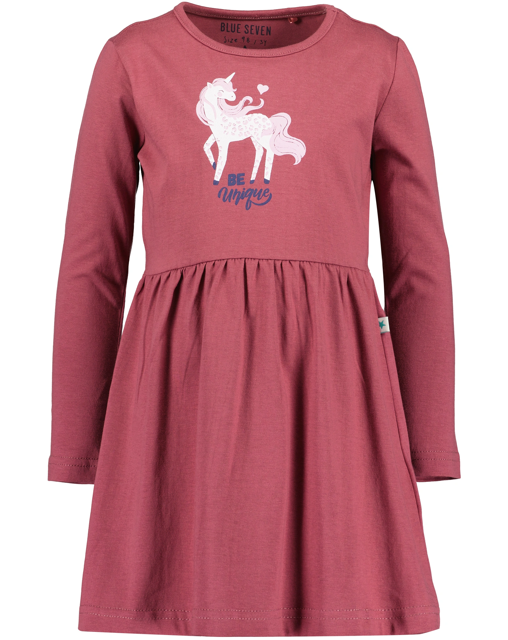 Shirtkleid BE UNIQUE in weinrot