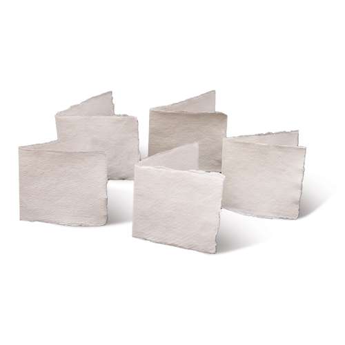 KHADI Handgeschöpftes Künstler-Büttenpapier Karten & Umschlag Set