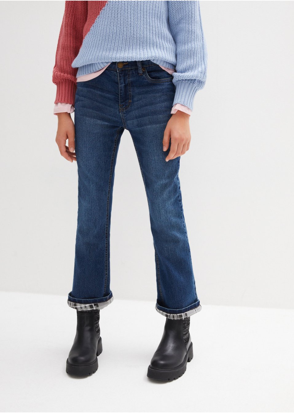 Jean thermo extensible fille, BOOTCUT