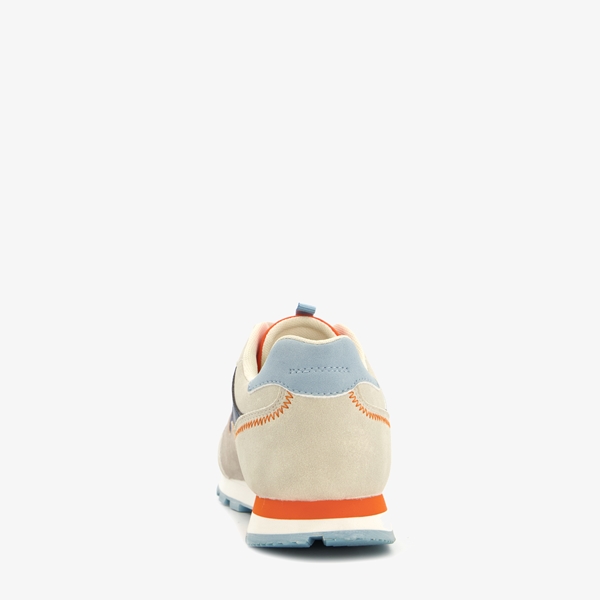 Blue Box heren sneakers beige/blauw