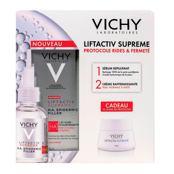 Coffret LiftActiv Supreme H.A. sérum 30ml + correcteur anti-rides 15ml offert