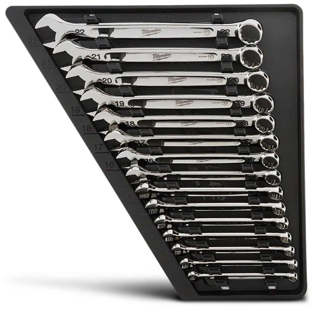 MILWAUKEE 15pc Metric Wrench Combination Set 48229515