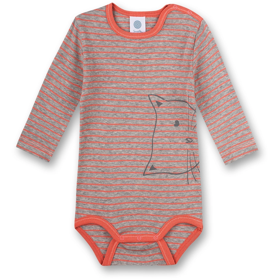 Sanetta Body stone melange gestreift