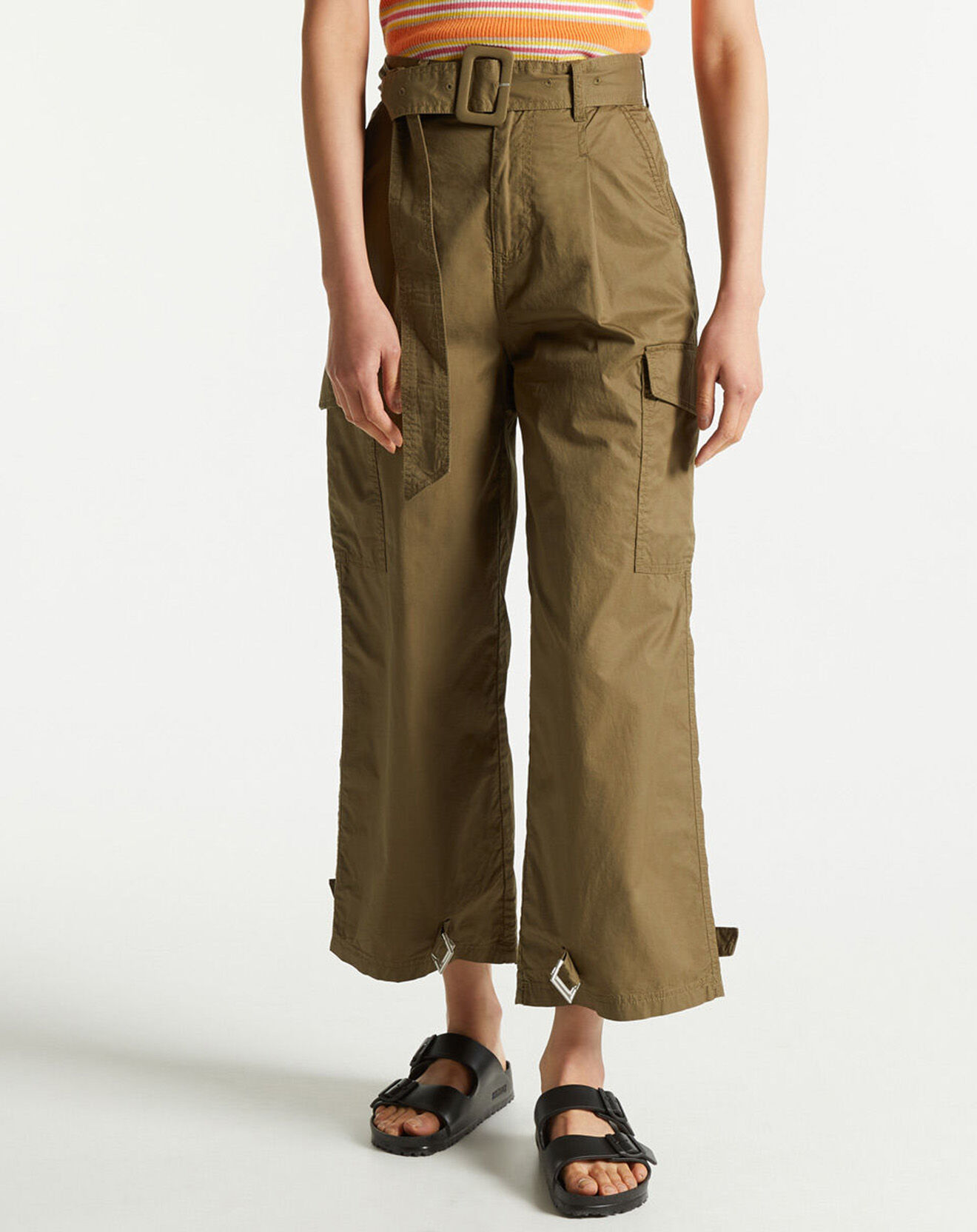 Tommy Jeans Pantalon cargo olive