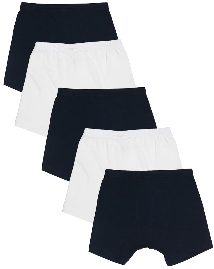 Boxershorts ORIGINAL CLASSICS 5er Pack in dunkelblau/weiß