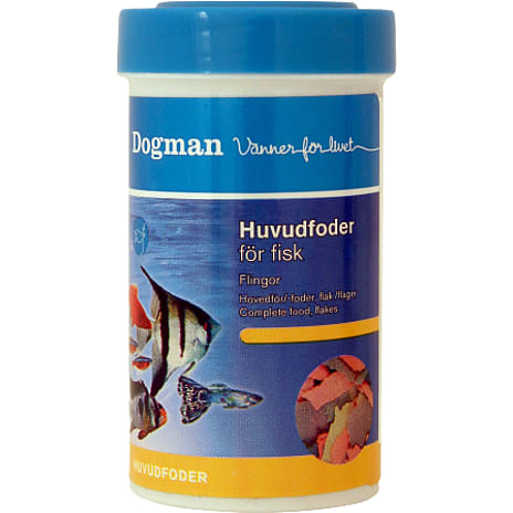 Fiskefoder flager