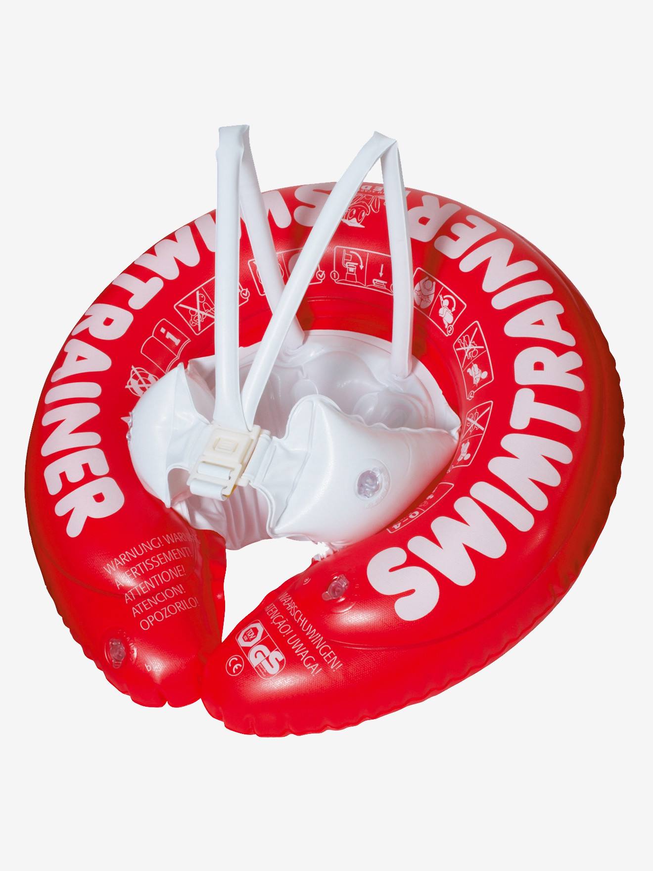 Top de flutuação vermelho com alças da Swimtrainer FRED SWIM ACADEMY