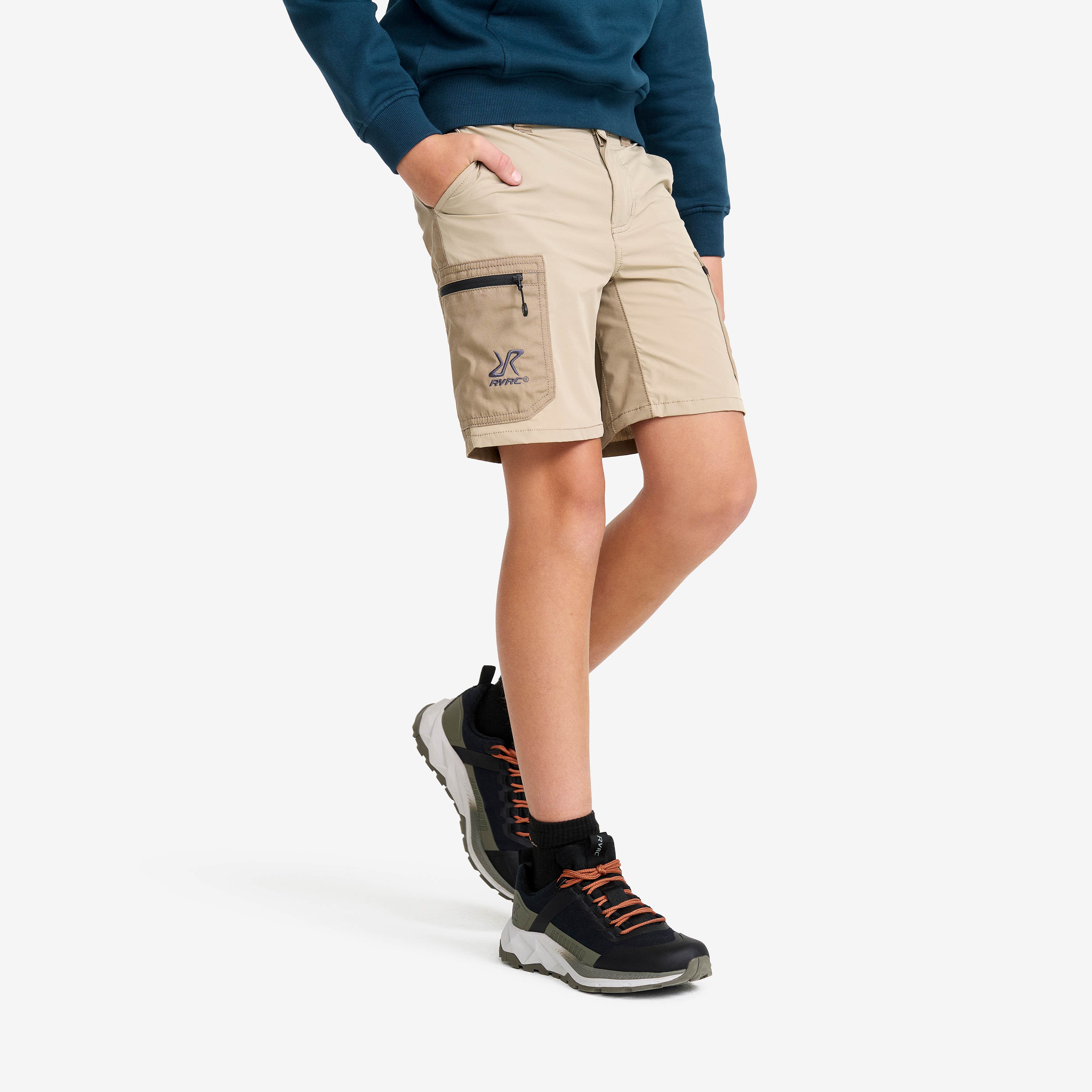 Rambler Lightweight Shorts Teens Aluminium/Brindle