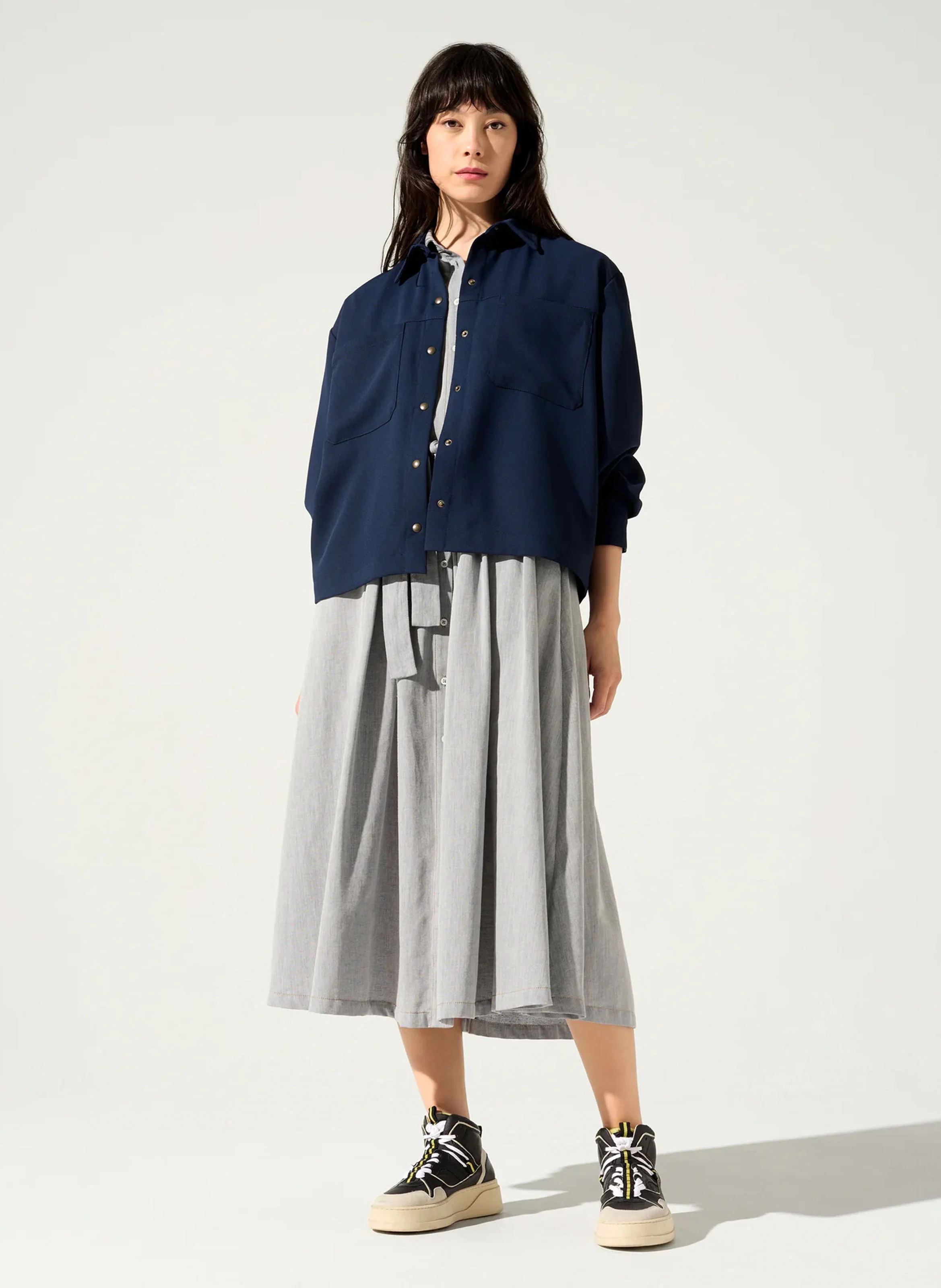 DANIRA - Chemise col classique| Bleu
