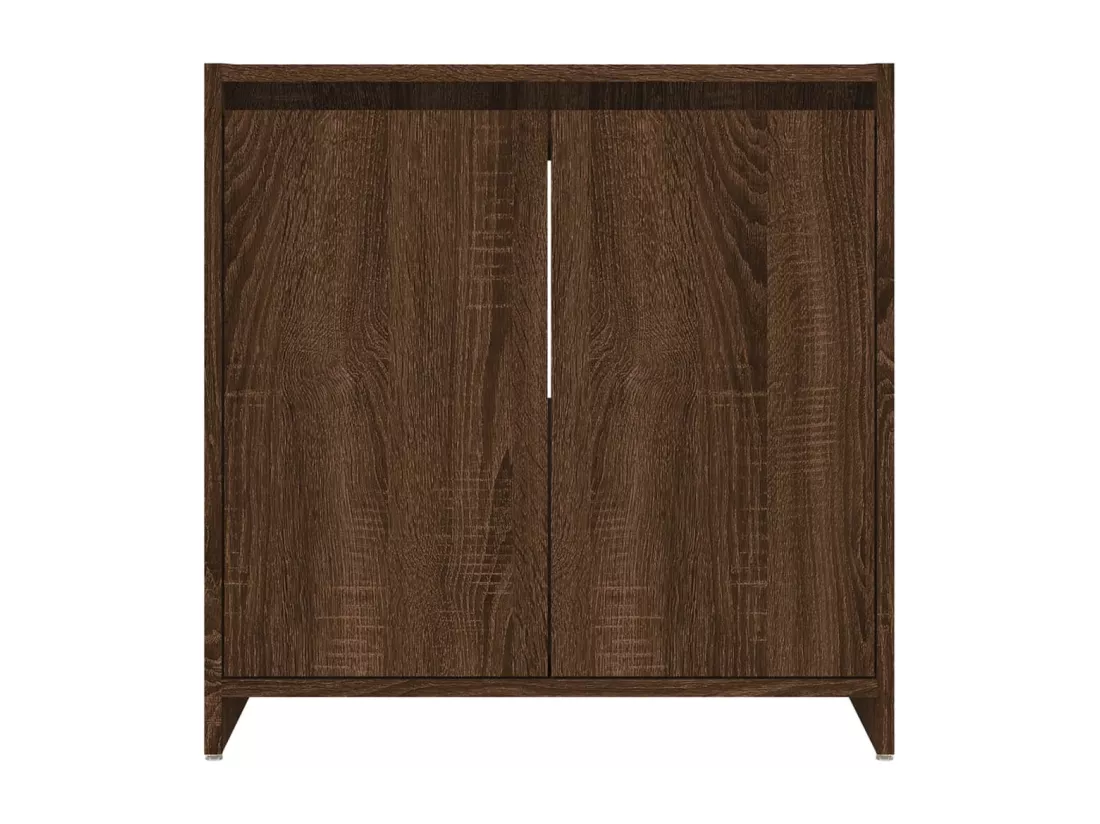 Armoire de bain Chêne marron 60x33x61 cm Bois d'ingénierie